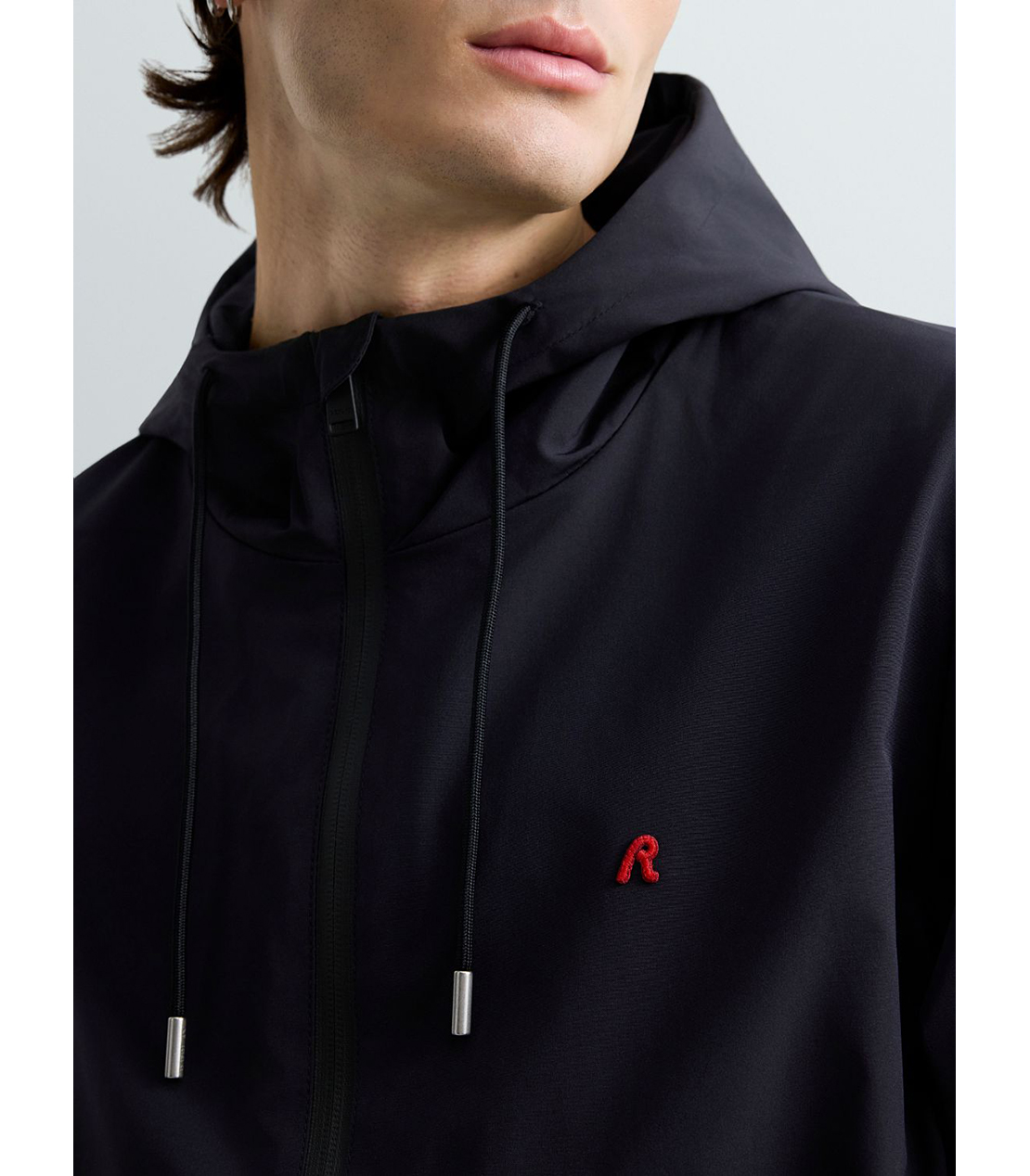 マイクロポリ フーディー 詳細画像 ダークネイビー 6